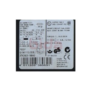 Siemens 3TK2825-1BB40 SIRIUS Sicherheitsschaltgerät...