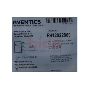 AVENTICS R412022869 Sensor 10-30V