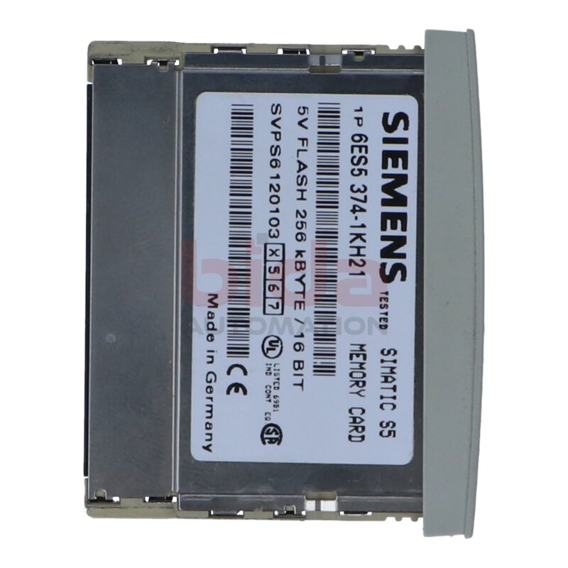 Siemens 6ES5374-1KH21 / 6ES5 374-1KH21  SIMATIC S5, Memory Card kurze Bauform 5V only Flash-EPROM, 256 KByte