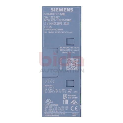 Siemens 6ES7222-1HH32-0XB0 SIMATIC S7-1200 Digitalausgabe SM 1222 Digital output