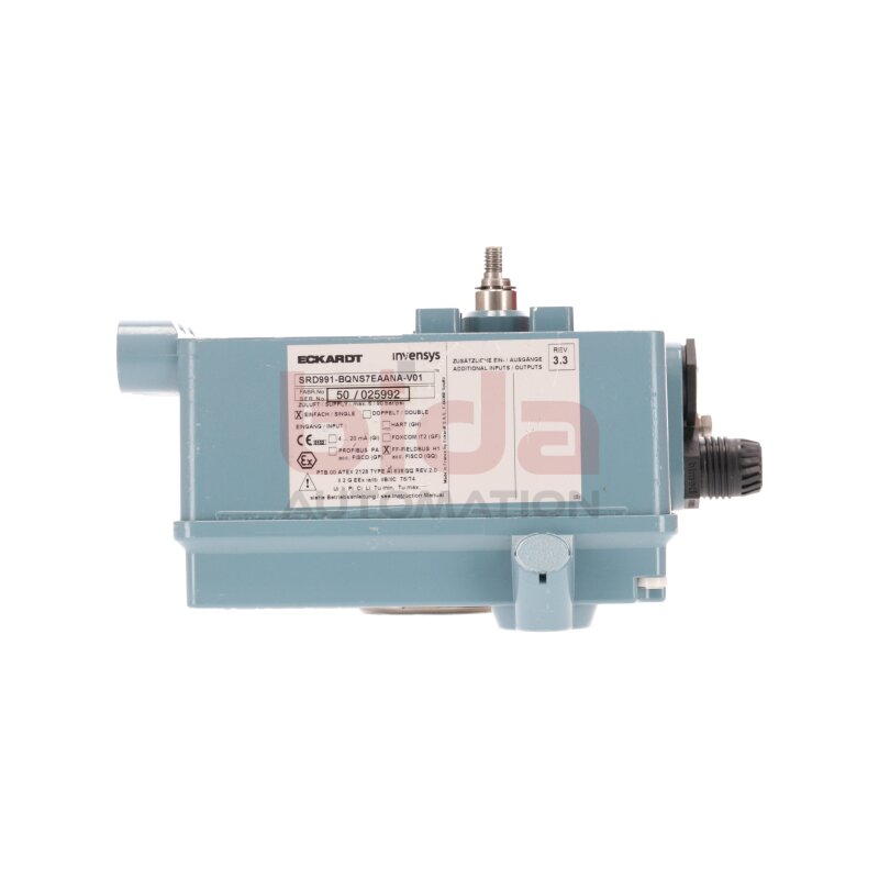 Eckardt invensys SRD991-BQNS7EAANA-V01 90bar Intelligenter Stellungsregler Intelligent positioner