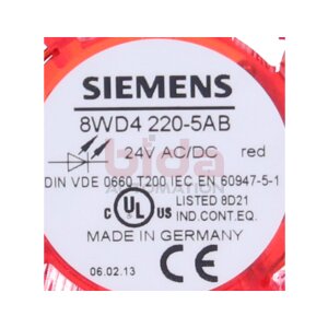 Siemens 8WD4220-5AB / 8WD4 220-5AB Dauerlichtelement /...