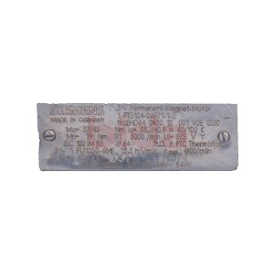 Siemens 1FT5104-0AF71-1-Z / 1FT5 104-0AF71-1-Z AC-Servomotor