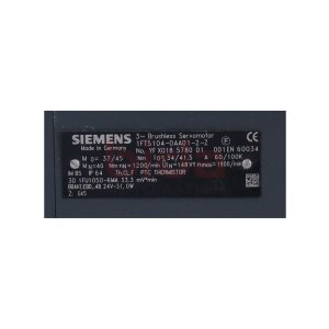Siemens 1FT5104-0AA01-2-Z / 1FT5 104-0AA01-2-Z AC-Servomotor