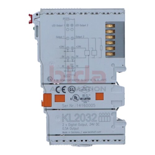 Beckhoff KL2032 Busklemme Bus Clamp 24VDC