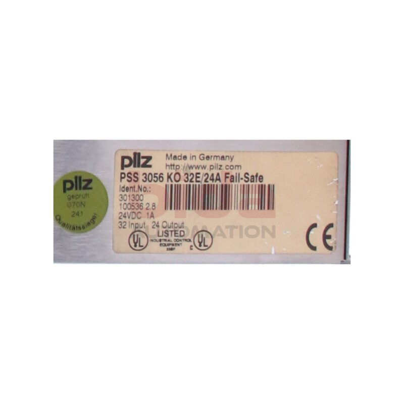 PILZ PSS 3056 K0 32E/24A (301300) Ausfallsicher Fail Safe