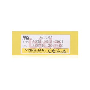Fanuc A03B-0819-C001 Grundplatte / Backplate