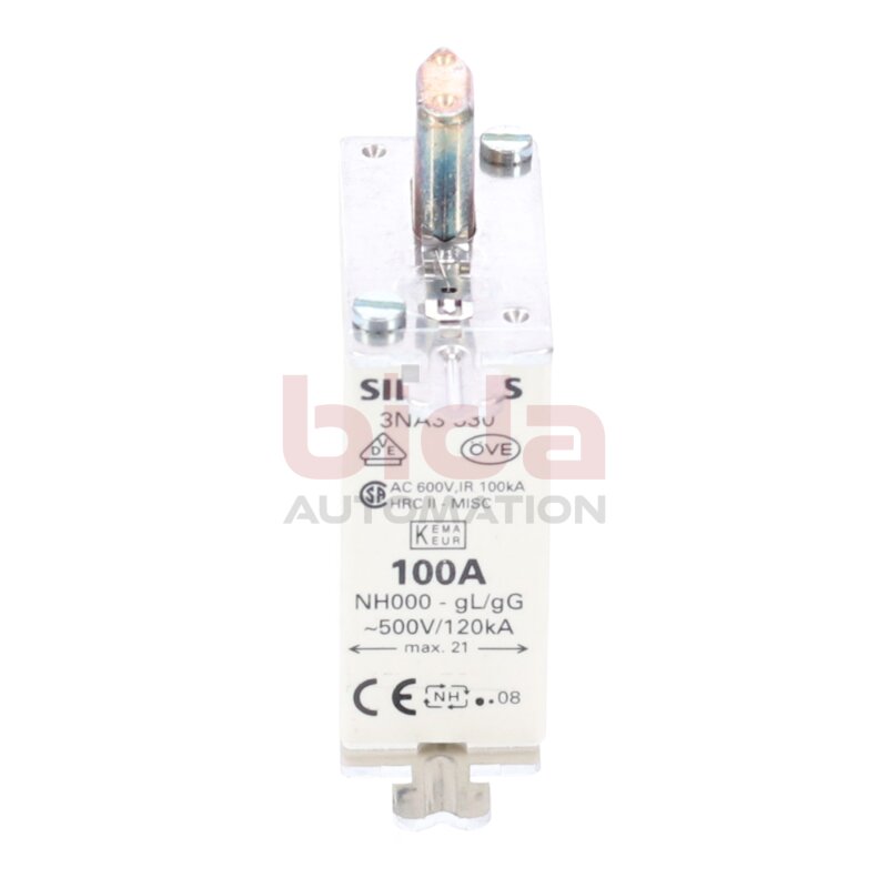 Siemens 3NA3 830 (100A) Sicherungseinsatz Fuse Insert 100A 500V