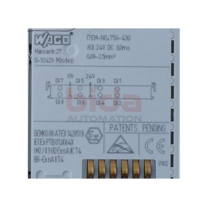 WAGO 750-430 8-Kanal-Digitaleingang 8-channel digital input