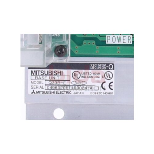 Mitsubishi Q33B-E Hauptgrundeinheit Main base unit