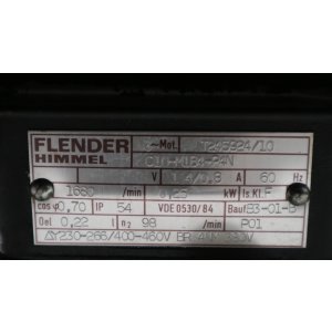 Flender Himmel T245924/10 3~Permanent-Magnet-Motor...