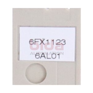 Siemens 6FX1123-6AL01 / 6FX1 123-6AL01 SINUMERIK 3, 8,...