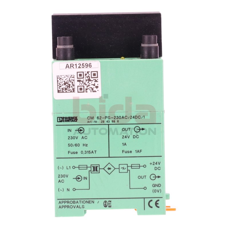 Phoenix Contact CM 62-PS-230AC/24DC/1 (2943686) Netzteil Power Supply Unit 230V AC