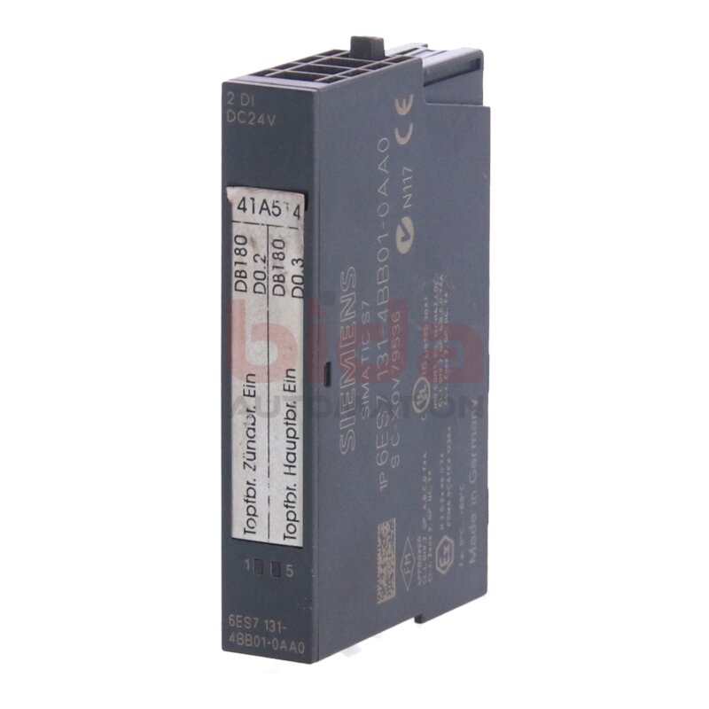 Siemens 6ES7131-4BB01-0AA0 / 6ES7 131-4BB01-0AA0 SIMATIC DP, 5 Elektronikmodule f&uuml;r ET 200S 24V