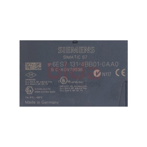 Siemens 6ES7131-4BB01-0AA0 / 6ES7 131-4BB01-0AA0 SIMATIC DP, 5 Elektronikmodule f&uuml;r ET 200S 24V