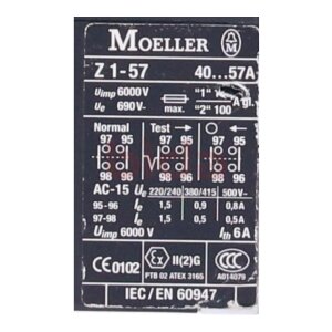 Moeller Z1-57 Überlastrelais / overload relay 40...57A