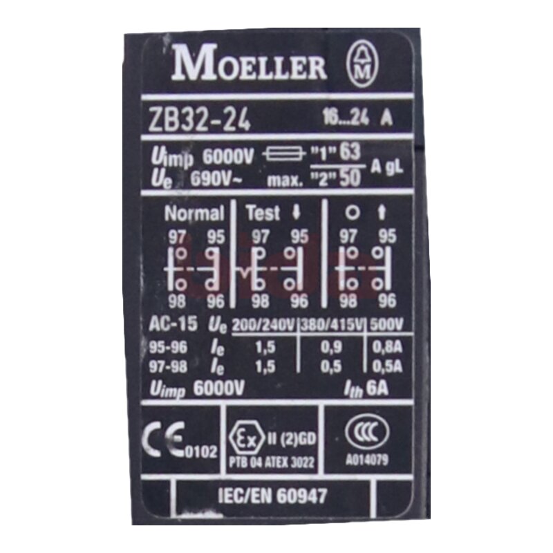 Moeller ZB32-24 Motorschutzrelais Motor protection relay
