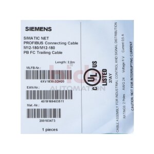 Siemens 6XV1830-3DH10 / 6XV1 830-3DH10 PROFIBUS M12...