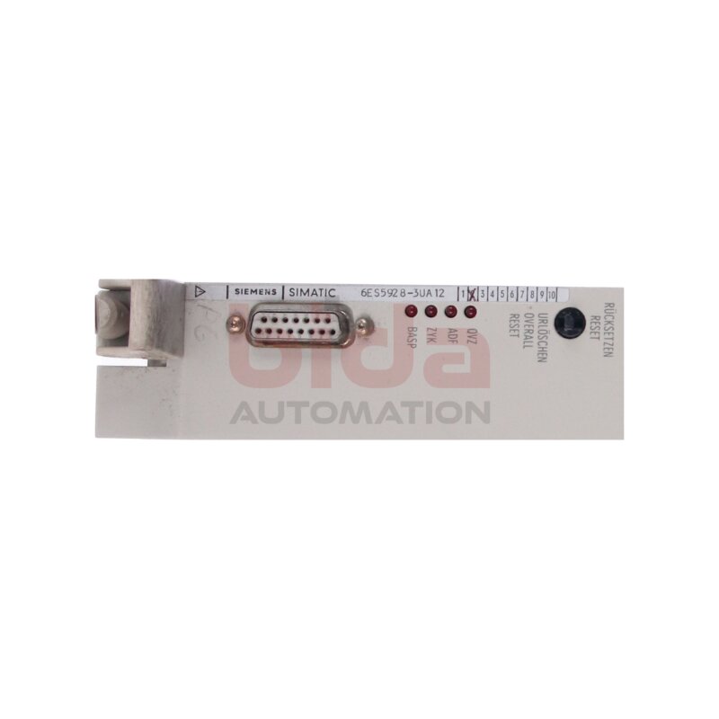 Siemens 6ES5928-3UA12 / 6ES5 928-3UA12 SIMATIC S5, CPU 928 ZENTRALBAUGRUPPE / CENTRAL ASSEMBLY