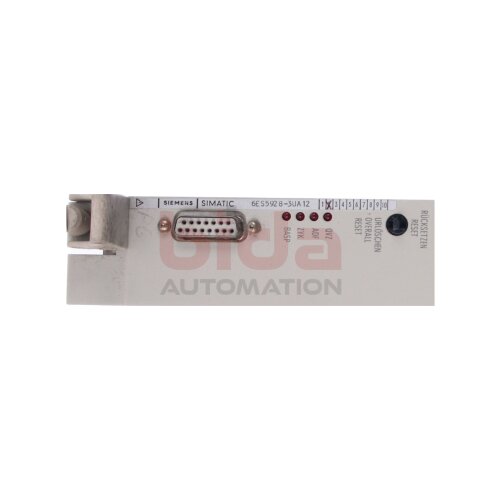 Siemens 6ES5928-3UA12 / 6ES5 928-3UA12 SIMATIC S5, CPU 928 ZENTRALBAUGRUPPE / CENTRAL ASSEMBLY