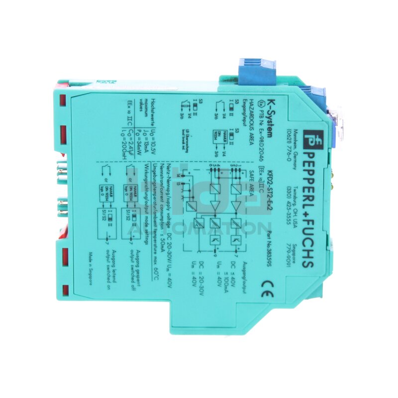 Pepperl+Fuchs KFD2-ST2-Ex2 Schaltverst&auml;rker Switching amplifier