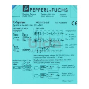 Pepperl+Fuchs KFD2-ST2-Ex2 Schaltverstärker...