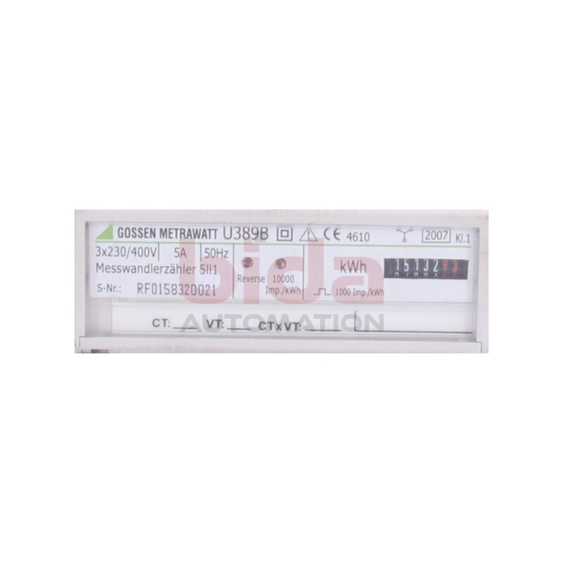 GOSSEN METRAWATT U389B Messwandlerz&auml;hler instrument Transformer meter