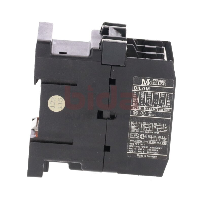 Moeller DIL 0 M Sch&uuml;tz Contector 230-240V