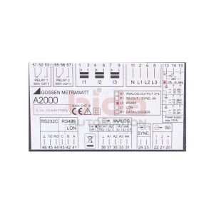 GOSSEN METRAWATT A2000 Multifunktionaler Leistungsmesser...