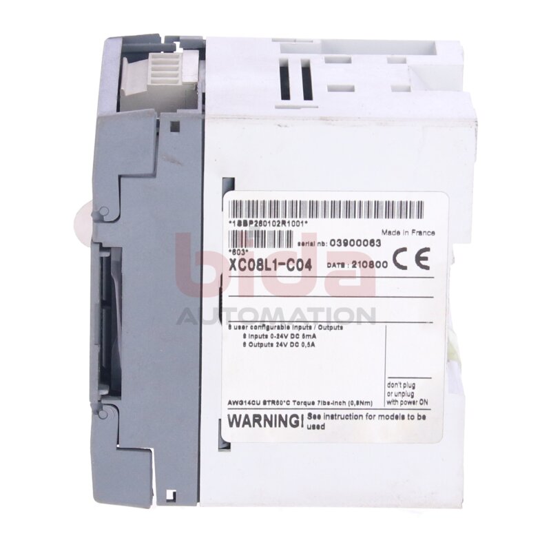 ABB XC08L1-C04 ( 1SBP260102R1001) Ein-/Ausgabe-Erweiterungsmodul / Input/output extension module  24V DC