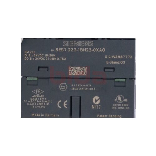 Siemens 6ES7223-1BH22-0XA0 / 6ES7 223-1BH22-0XA0 SIMATIC S7-200, Digitale E/A EM 223