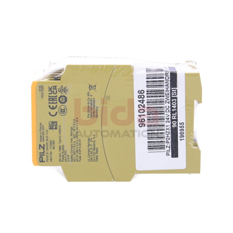Pilz P2HZ X1 24VDC 3n/o 1n/c (774340) Sicherheitsrelais / Safety relay 24V DC