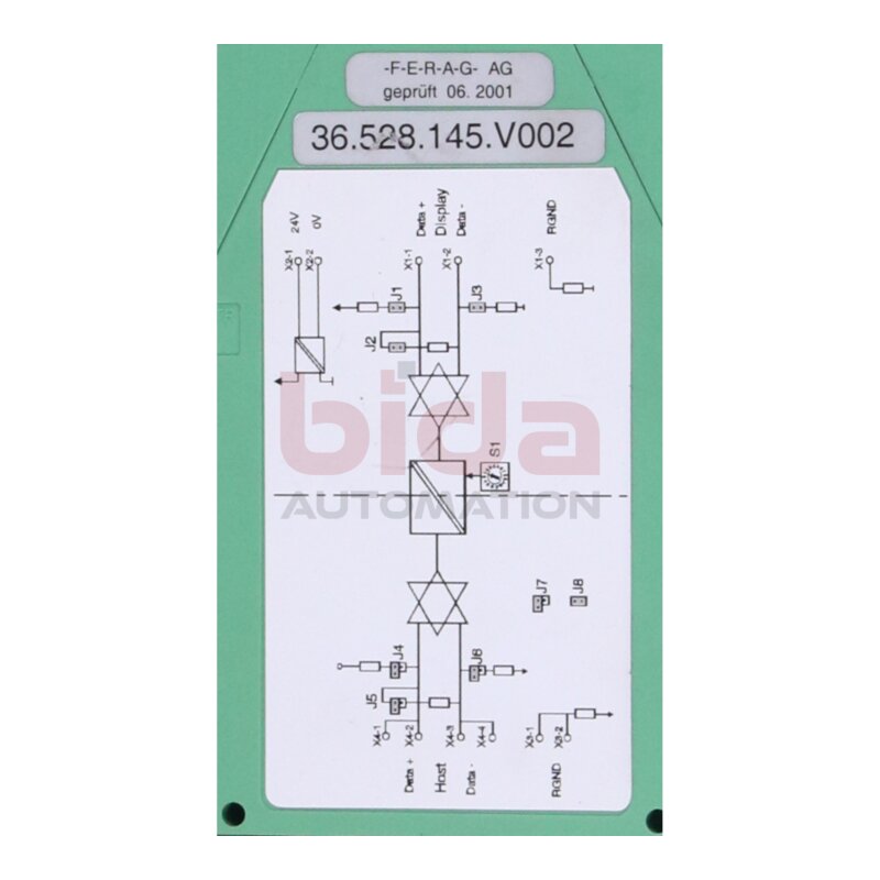 FERAG 36.528.145.V002 (MX052.1) RS-485 Simplex-Schalter Simplex Switch