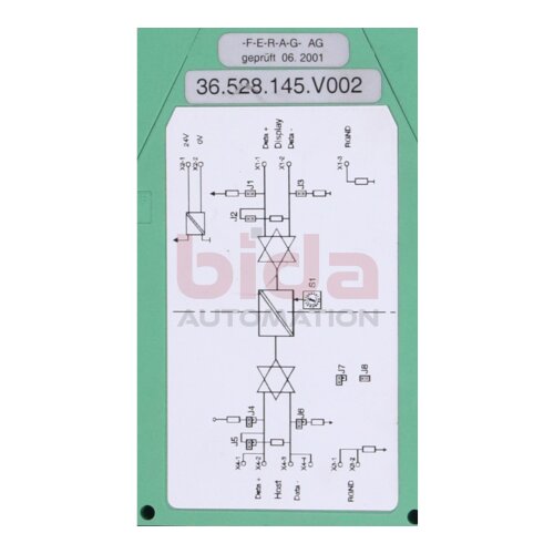 FERAG 36.528.145.V002 (MX052.1) RS-485 Simplex-Schalter Simplex Switch