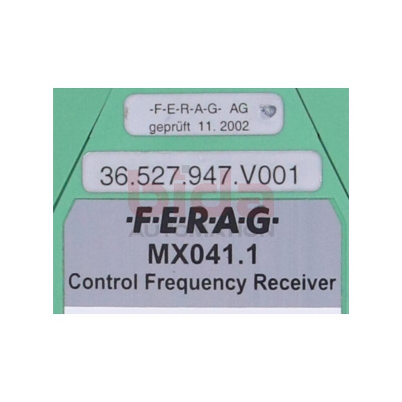FERAG 36.527.947.V001 (MX041.1) Steuerfrequenzempf&auml;nger Control Frequency Receiver