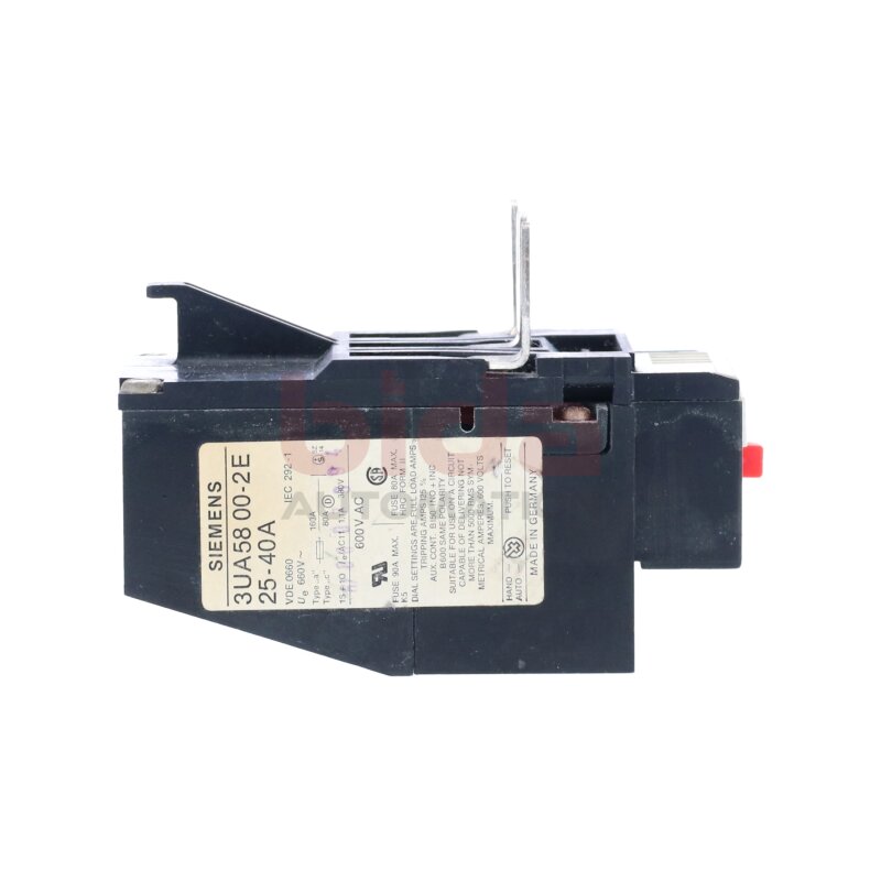 Siemens 3UA5800-2E / 3UA58 00-2E &Uuml;berlastrelais Overload Relay  25-40A 660V