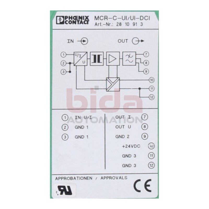 Phoenix Contact MCR-C-UI/UI-DCI (2810913) Signal conditioner 24V DC