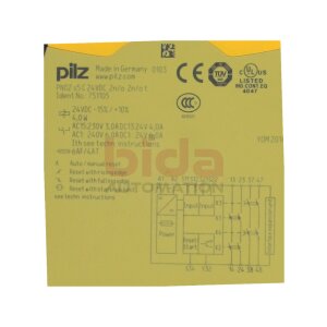 Pilz  PNOZ s5 C 24VDC 2n/o 2n/o t (751105)...