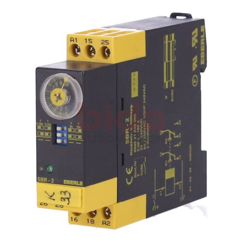 EBERLE SBR - 2 (054521649000) Zeitrelais / Time relay 240V DC