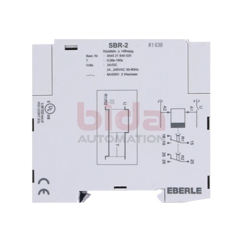 EBERLE SBR-2 (054521649020) Zeitrelais / Time relay 24V DC