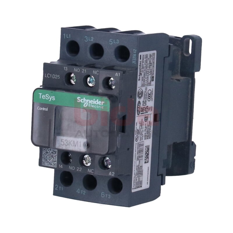Schneider LC1 D25 (53KM1) Leistungssch&uuml;tz Power contactor