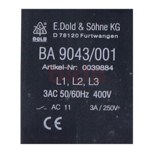 E.Dold & Söhne KG  BA9043/001 (0039884)...