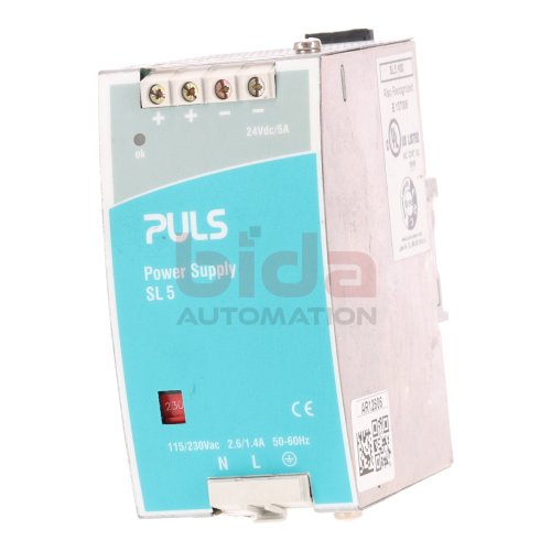 Puls SL5.100 Netzteil Power Supply Unit  24Vdc 5A 115/230Vac