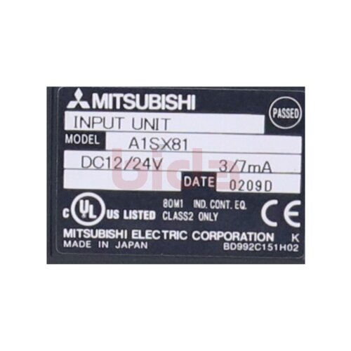 Mitsubishi A1SX81 Eingangsmodul Input Unit