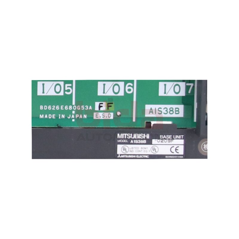 Mitsubishi A1S38B Basiseinheit  / Rack / Backplane 24V