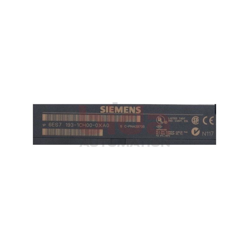 Siemens 6ES7193-1CH00-0XA0 /  6ES7 193-1CH00-0XA0 SIMATIC DP, Terminalblock / Terminal block TB16L