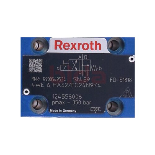 Rexroth R900549534 (4WE6HA62/EG24N9K4) Wegeschieberventil Spool valve