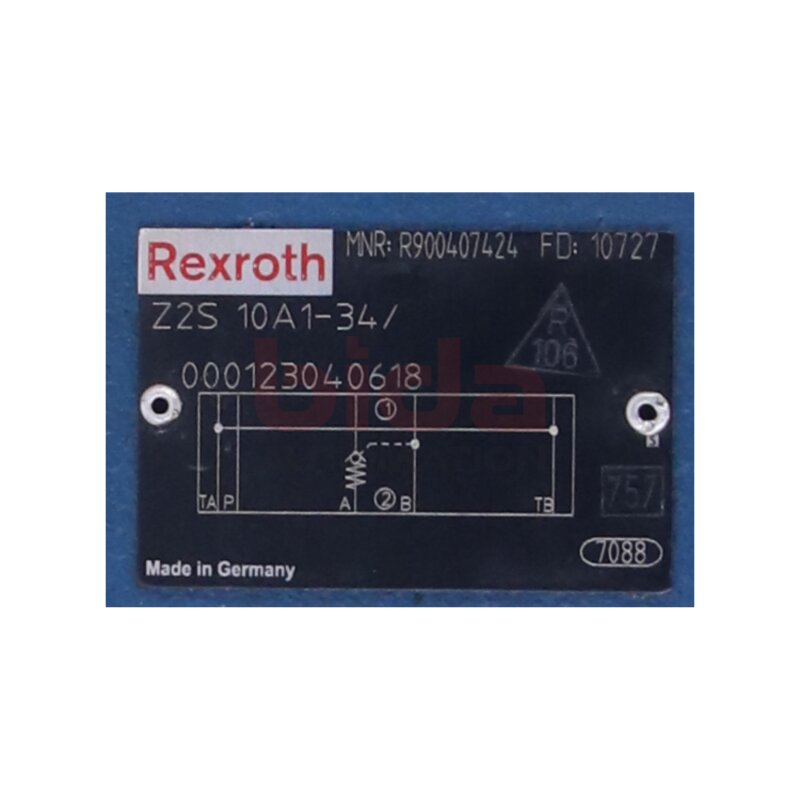 Rexroth R900407424 (Z2S10A1-34) R&uuml;ckschlagventil Non-return valve