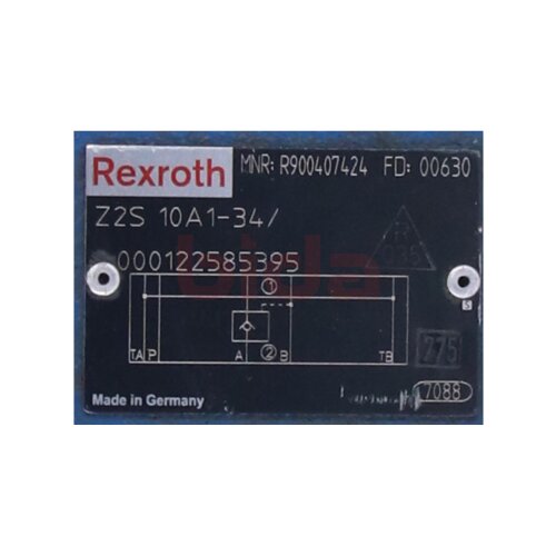 Rexroth R900407424 (Z2S10A1-34) R&uuml;ckschlagventil Non-return valve