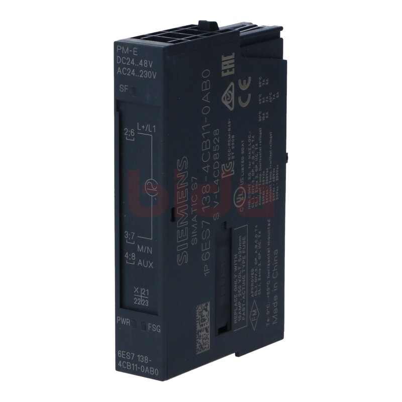 Siemens 6ES7138-4CB11-0AB0 / 6ES7 138-4CB11-0AB0  SIMATIC DP, Powermodul PM-E f&uuml;r ET 200S, DC 24-48V, AC 24-230V